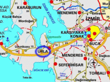 izmir urla haritası resimleri